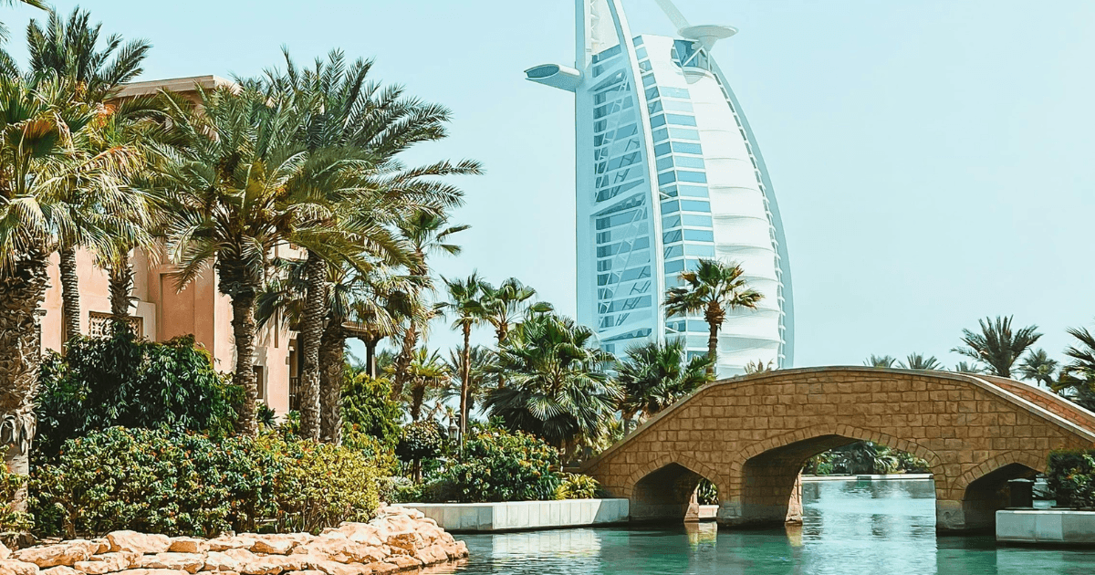 dubai burj al arab view