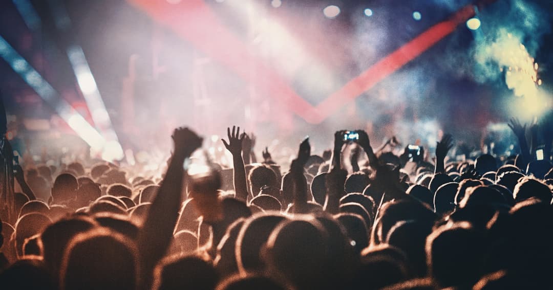 Crowd of people at a concert