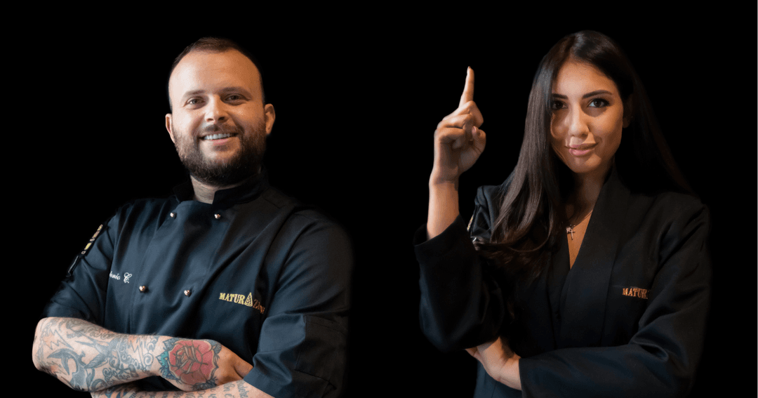 Chef Antonio Conza and Chef Gabriella Esposito