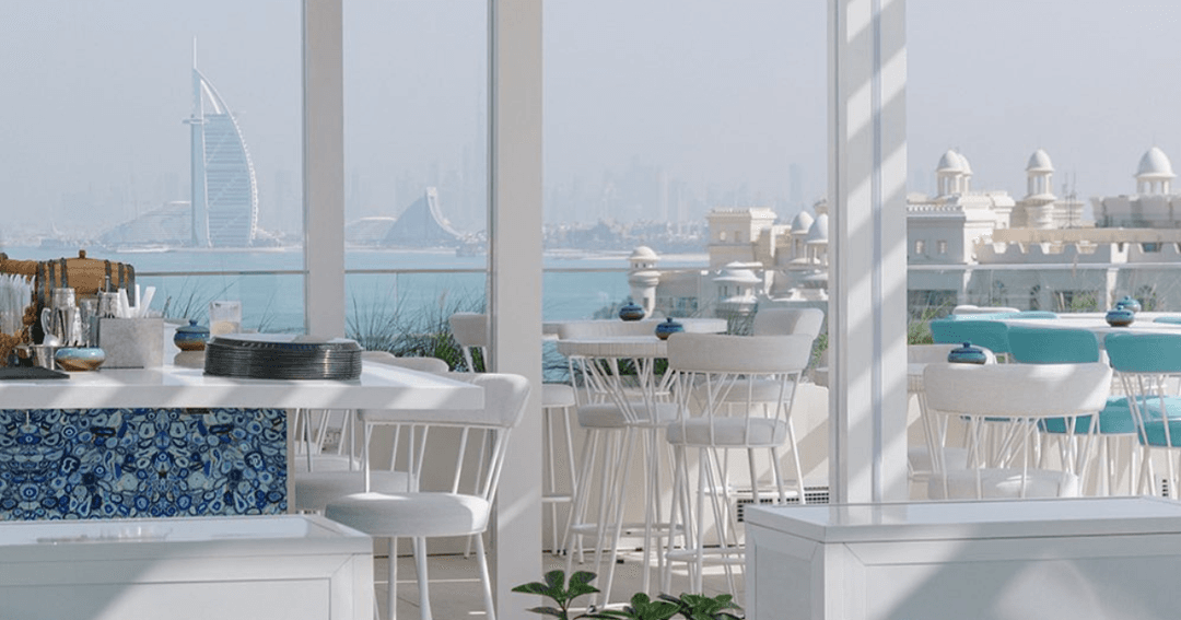 View of the Burj Al Arab from Ilios dubai