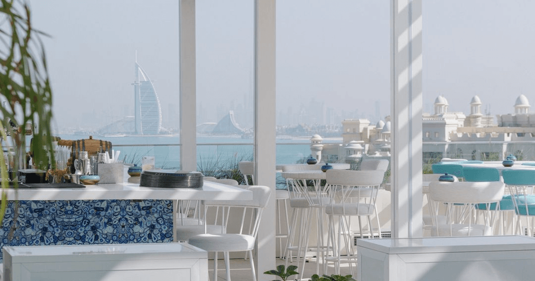 View of Burj Al Arab from Tonino Lamborghini