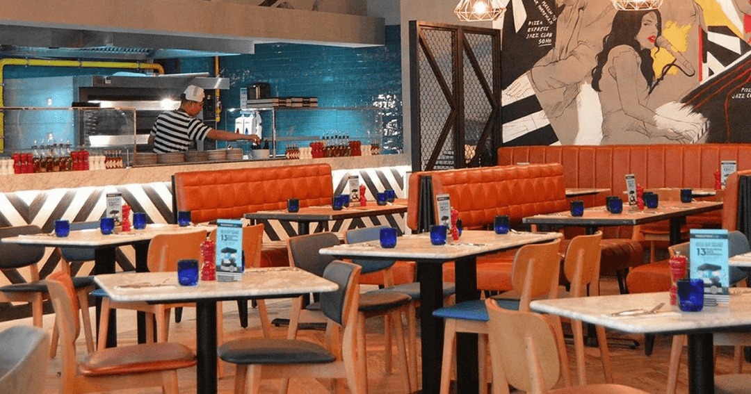 PizzaExpress' dining area