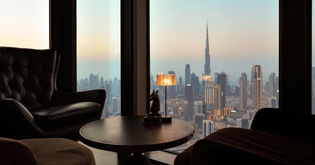 View of the Burj Khalifa from Smoke & Mirrors