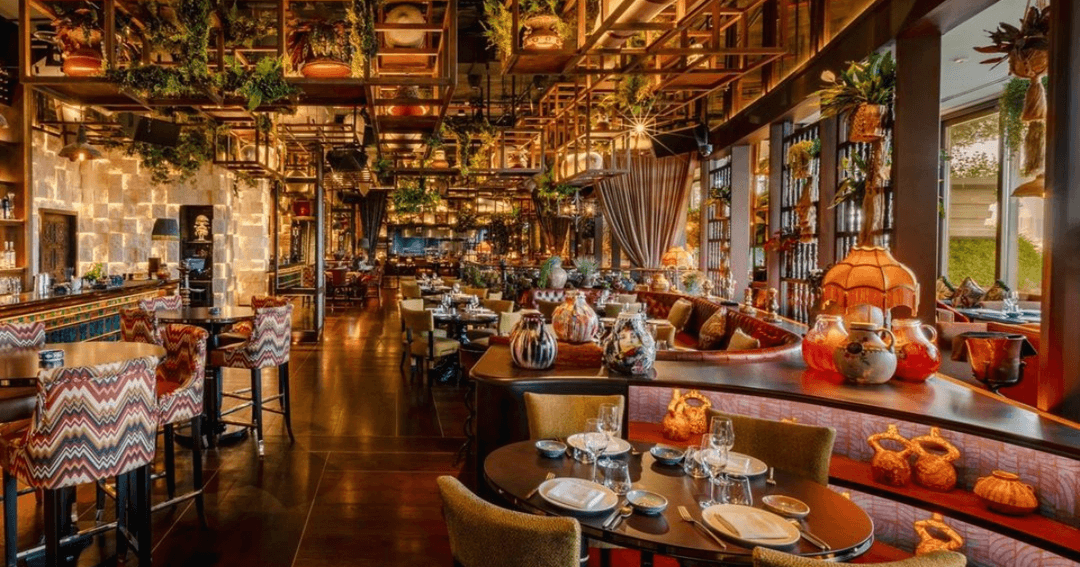 Inside decoration at Coya Dubai