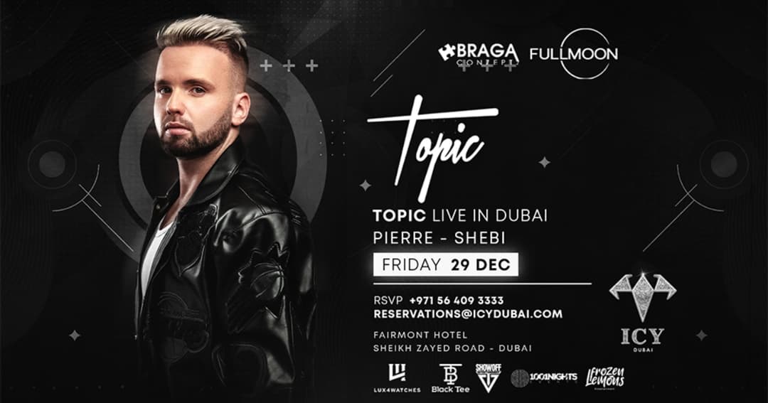 Photo of TOPIC Live at ICY Dubai This December