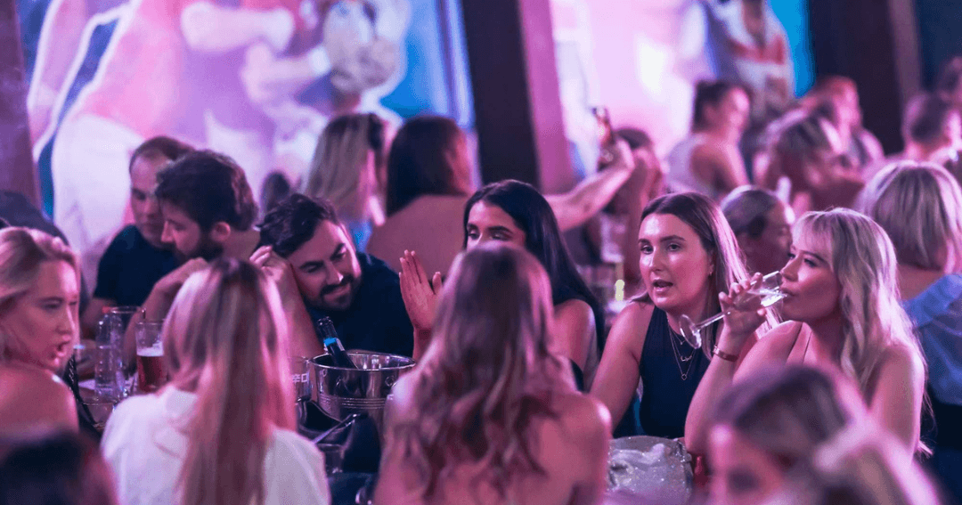 Group of girls drinking