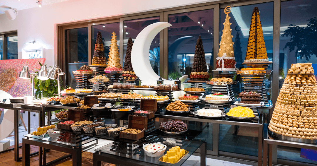 Display of Iftar dishes