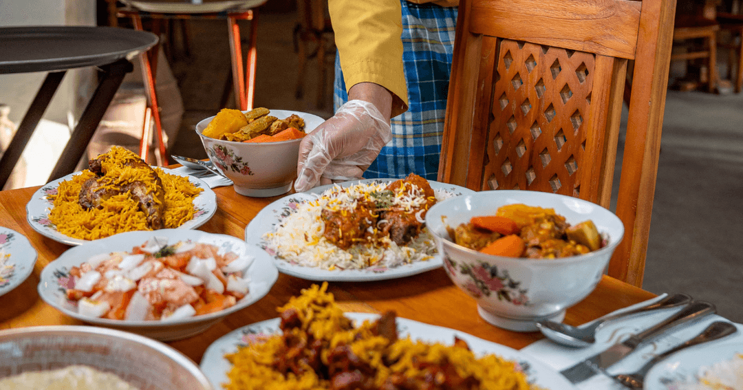 Traditional Emirati dishes served for Iftar