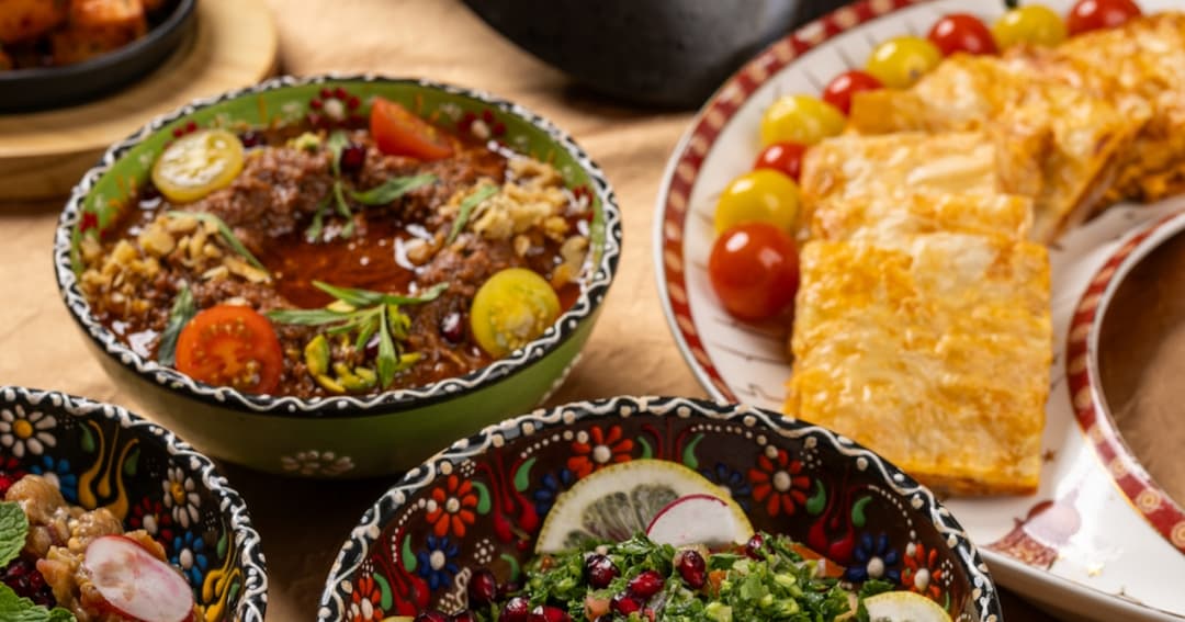 Arabic cuisine dishes