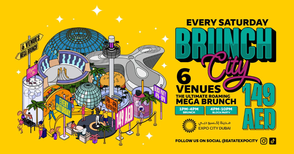 Photo of Explore Brunch City at Expo City: Dubai's Newest Foodie Adventure with Incredible Value & Live DJs!