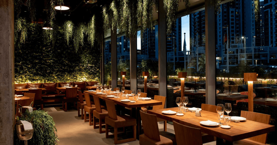 roka empty restaurant dubai