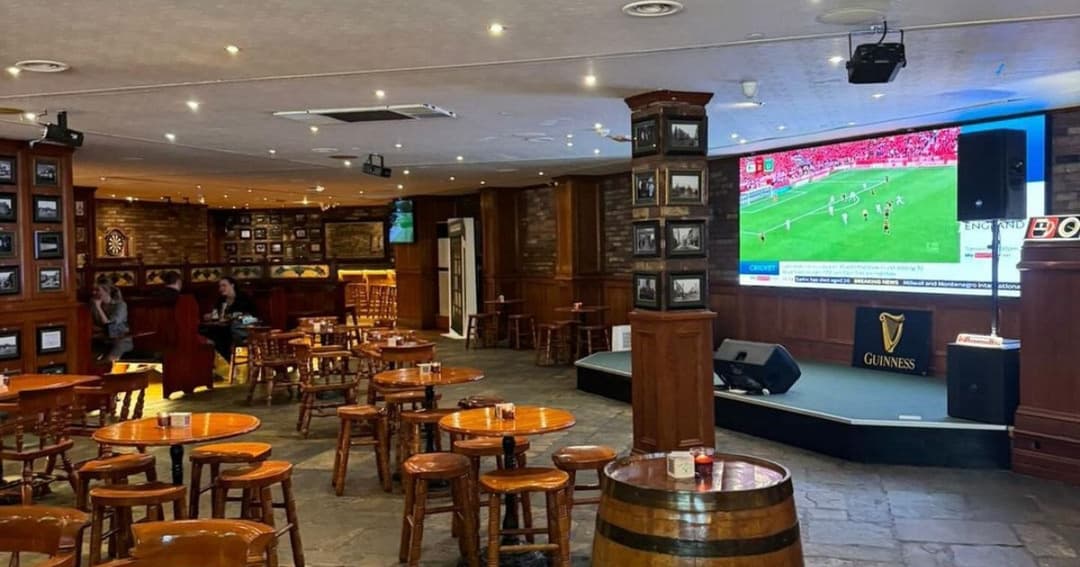 Interior of a pub