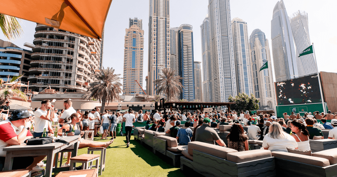 Watch the Six Nations Rugby at Barasti Beach. 