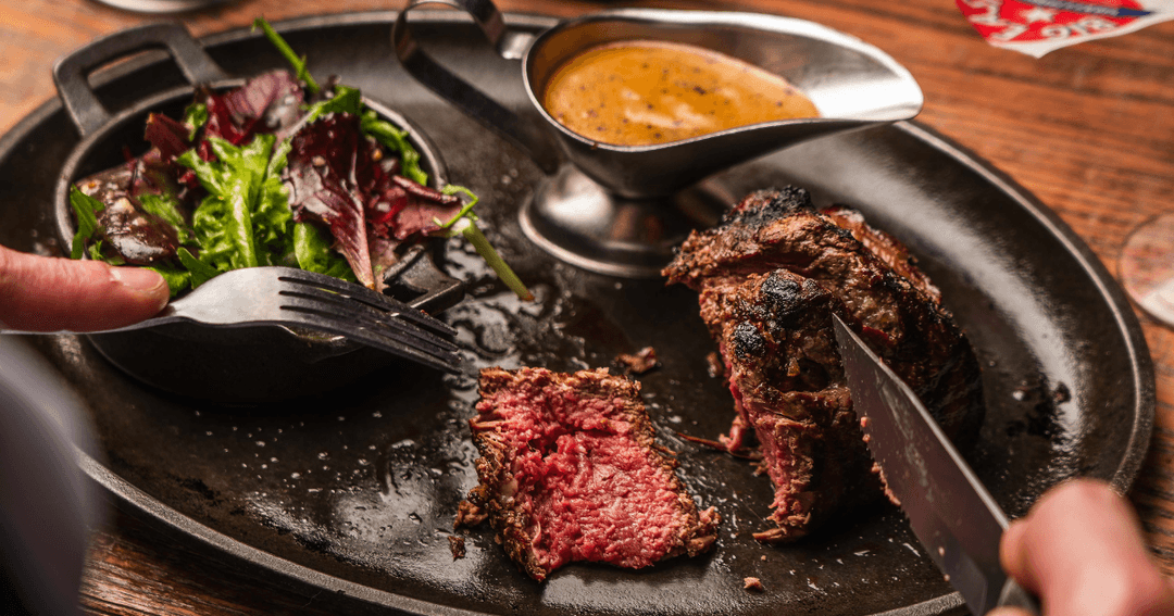 steak served at big easy covent garden