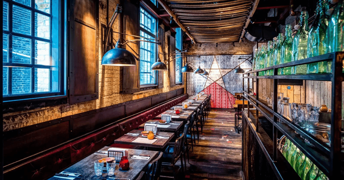 Big Easy Covent Garden dining area