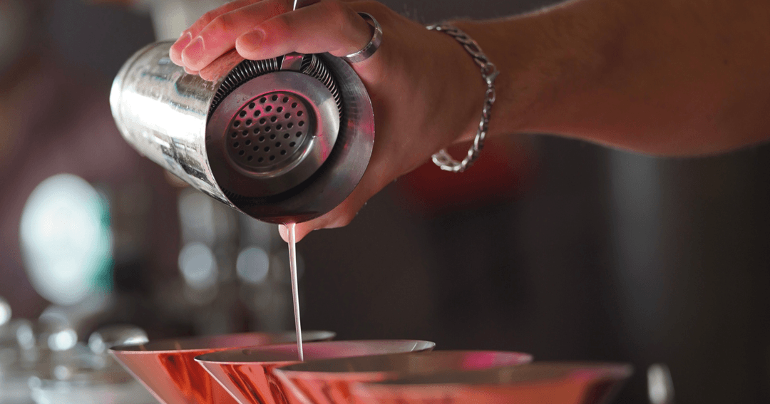 drink being poured