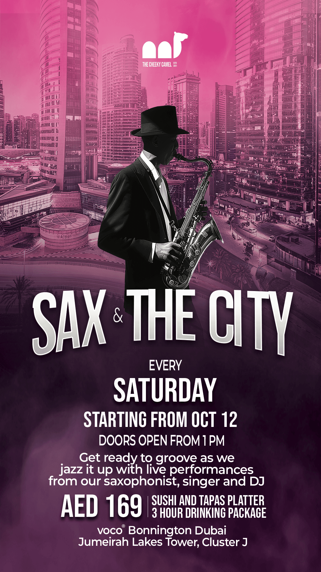 sax & the city giveaway