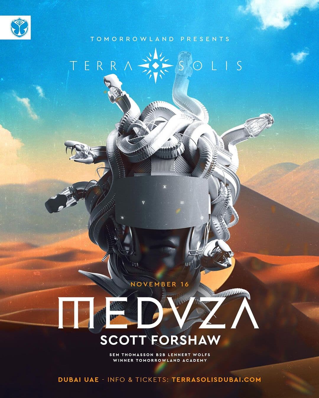 terra solis meduza poster